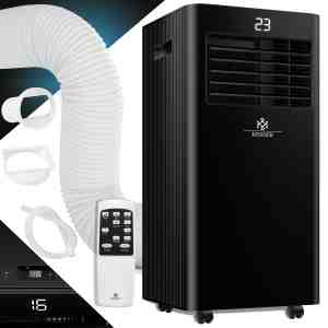 Foto: Kesser airconditioner mobiele airco 4 in 1 koelen ontvochtigen ventileren ventilator 7000 btu h 2000 w 2 3 kw 9000 mobiel klimaat met montagemateriaal afstandsbediening en timer nachtmodus