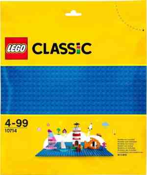 Foto: Lego classic blauwe bouwplaat   11025
