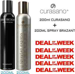 Foto: Curasano duo pack 200ml spraytan curasano 200ml spray brozant