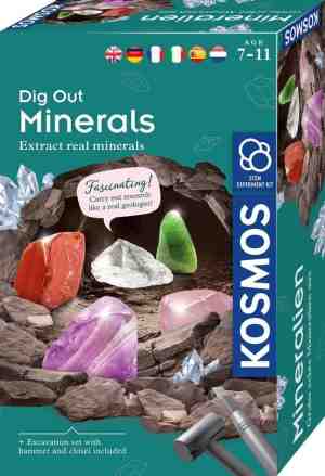 Foto: Kosmos experimenteerset dig out minerals 10 delig