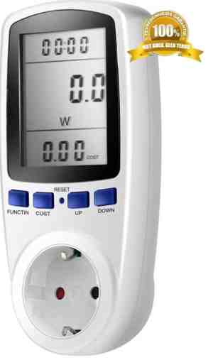 Foto: Energiemeter verbruiksmeter energiekostenmeter elektriciteitsmeter energieverbruiksmeter stopcontact