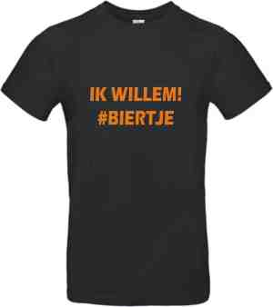 Foto: Koningsdag t shirt ik willem biertje xxl zwart