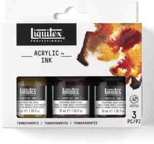 Foto: Liquitex ink  3 pack transparant