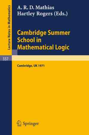 Foto: Cambridge summer school in mathematical logic