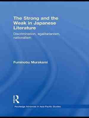 Foto: Routledge advances in asia pacific studies   the strong and the weak in japanese literature