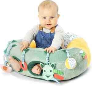 Foto: Sophie de giraf baby seat play babystoel met activiteiten speelgoed kraamcadeau babyshower cadeau vanaf 3 maanden 27 x 55 50 cm polyester