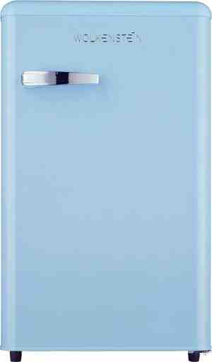 Foto: Wolkenstein ks 95 rt   retro tafelmodel koelkast   licht blauw