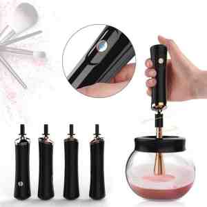 Foto: Elektrische make up kwasten reiniger   make up borstel reiniger   brush cleaner   zwart