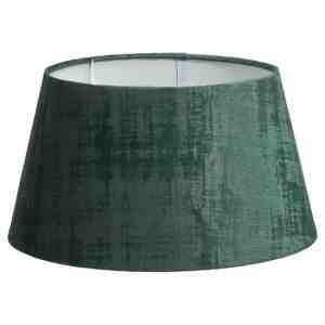 Foto: Luxe lampenkap vintage velvet groen   40 cm   velvet   verlichting   lamp onderdelen   wonen   tafellamp