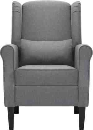 Foto: Vidaxl fauteuil stof donkergrijs