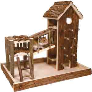 Foto: Trixie speelplaats birger hamster schorshout 33 x 26 cm