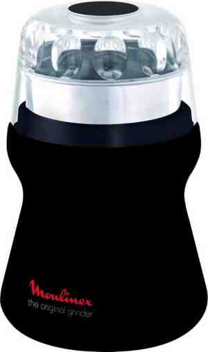 Foto: Moulinex the original grinder ar1108   elektrische koffiemolen   doorschijnend deksel   1800 w   zwart