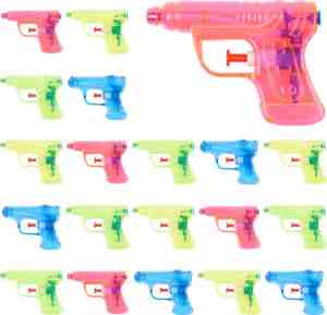 Foto: 20 mini waterpistool speelgoed voor kinderen jongens meisjes 11cm   verjaardagen kinderfeestjes uitdeelcadeautjes traktaties   zwembad strandfeesten
