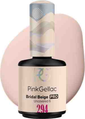 Foto: Pink gellac 294 bridal beige pro gel lak 15 ml gellak nagellak gelnagels producten glanzende nails