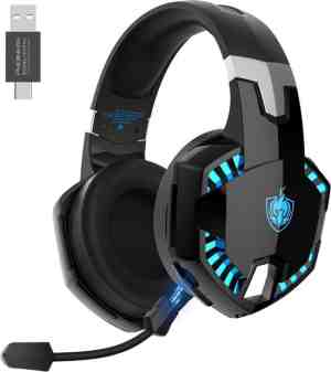 Foto: Phoinikas g2000 max 2 4ghz ps4 draadloze gaming headset   met microfoon   over ear ps5 koptelefoon   multiplatform   zwart