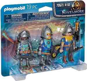 Foto: Playmobil novelmore set van 3 novelmore ridders   70671