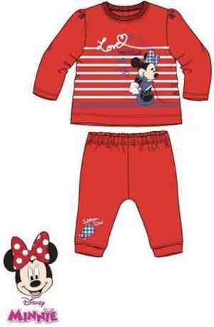 Foto: Disney minnie mouse baby joggingpak rood maat 86 24 maanden 