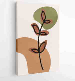 Foto: Botanische abstracte kunst achtergronden vector zomerse vierkante banner 1 moderne schilderijen verticaal 1931385656 80 60 vertical