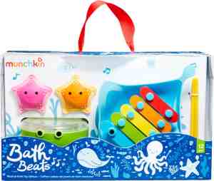 Foto: Munchkin bath beats cadeauset muziekinstrument in bad bad speelgoed voor jongens en meisjes