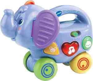 Foto: Vtech baby speelpret olifantje educatief babyspeelgoed interactief speelgoed met geluid