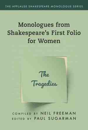 Foto: Applause shakespeare monologue series monologues from shakespeare s first folio for women