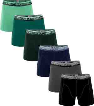 Foto: Muchachomalo heren boxershorts 6 pack normale lengte xxl 95 katoen mannen onderbroek met zachte elastische tailleband