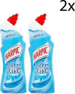 Foto: Harpic active fresh toiletreiniger gel ocean fresh   750ml x2