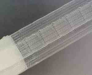 Foto: Transparant gordijnband 2 cm breed x 2 m voor duplohaken zonder koord