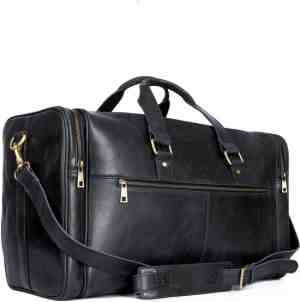 Foto: Negotia alpha   leren weekendtas dames en heren   leren handbagage tas   reistas   sporttas heren   100 luxe top grain leer   zwart