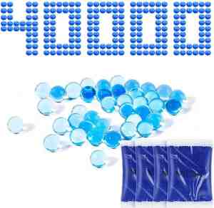 Foto: Waterparels blauw   40 000 stuks   7 8mm   blauw   waterballetjes   gelballetjes   waterabsorberende balletjes   waterbeads