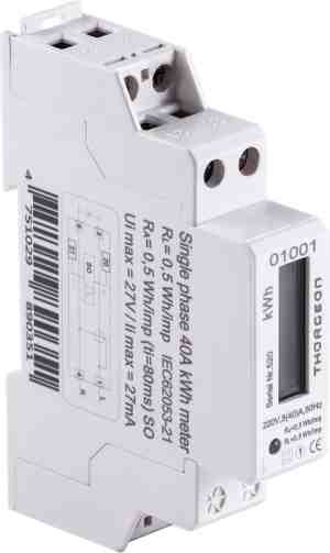 Foto: Thorgeon 1 phase din energy meter 40 a