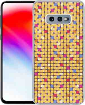Foto: Samsung galaxy s10e hoesje   patronen   abstract   geometrie   siliconen telefoonhoesje  