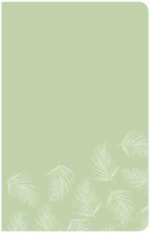 Foto: Csb essential teen study bible personal size green palms leathertouch
