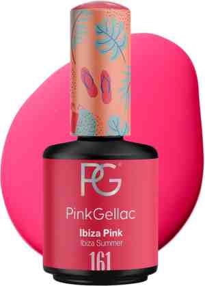 Foto: Pink gellac 161 ibiza gellak 15 ml roze gel nagellak gelnagels producten nails gelnagel
