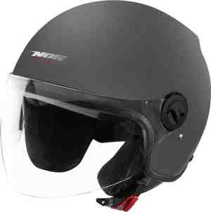 Foto: Goedkope scooterhelm ece 22 06 goedgekeurde scooterhelm snorfietshelm snorscooterhelm motorhelm titanium mat m