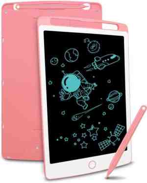 Foto: Tekenbord kinderen kiraal   tekentablet   lcd tekentablet kinderen   grafische tablet kinderen   kindertablet roze