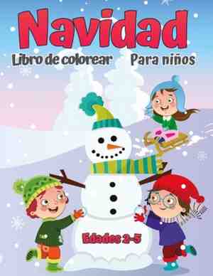 Foto: Libro para colorear de navidad ninos 2 a 5 anos