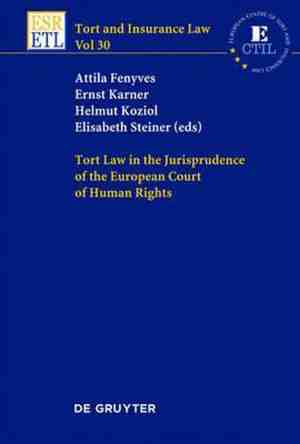 Foto: Tort law in the jurisprudence of the european court of human rights