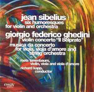 Foto: Sibelius humoresques ghedini violin concerto musica da concerto