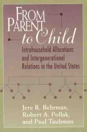 Foto: From parent to child   intrahousehold allocations intergenerational relations in the united states