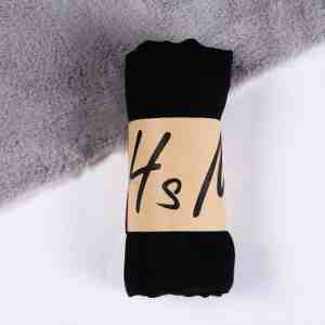 Foto: Luxe trendy sjaal 135x55 cm zwart   scarf   omslagdoek