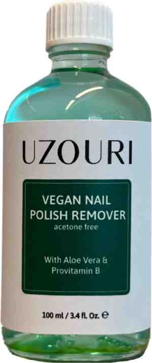 Foto: Uzouri   nagellak   nagellakremover   vegan   geurloos   zonder aceton   met aloe vera   100 ml