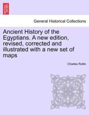 Foto: Ancient history of the egyptians  a new edition revised corrected and illustrated with a new set of maps