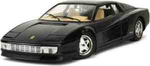 Foto: Ferrari testarossa 1984 zwart 30 cm 118 bburago   modelauto   schaalmodel   model auto