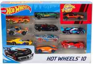 Foto: Hot wheels   speelgoed auto   set 10 diverse speelgoedautos