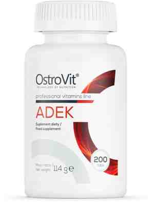 Foto: Vitaminen   vitamin adek   200 tablets   ostrovit   200 tabletten  