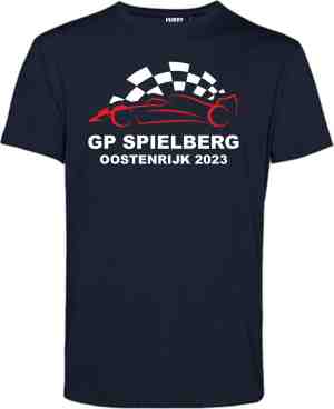 Foto: T shirt gp spielberg 2023 formule 1 fan max verstappen red bull racing supporter navy maat s