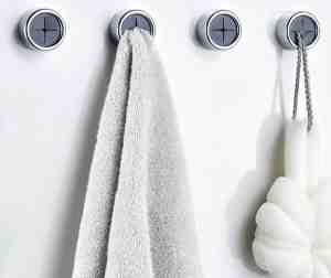 Foto: Set van 3 handdoekhouders zelfklevend zilver handdoekhaakjes badkamer keuken klem voor handdoek handdoekhouder handdoekklem zelfklevende ophanghaak voor theedoek vaatdoek en handdoek vochtbestendig