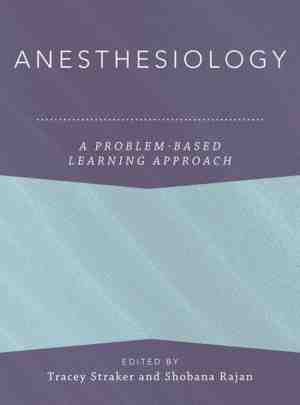 Foto: Anaesthesiology  a problem based learning approach   anesthesiology  a problem based learning approach