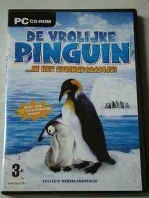 Foto: De vrolijke pinguin in het springparadijs   windows